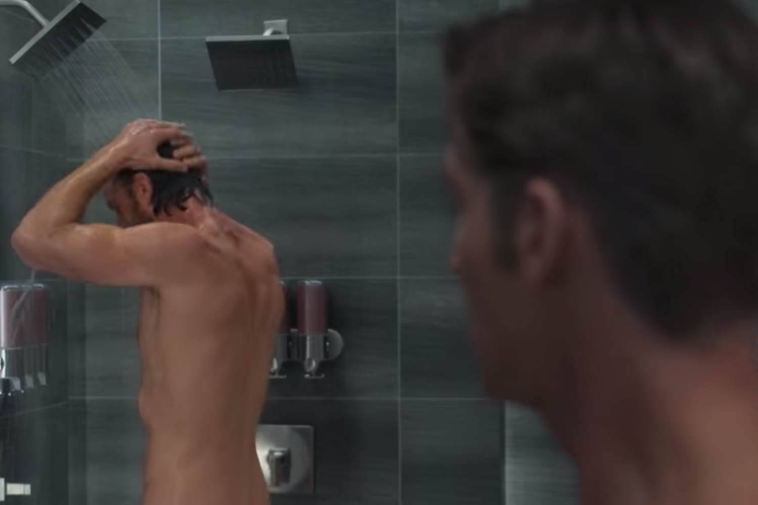 The now infamous shower scene from Netflix's "Sex/Life"