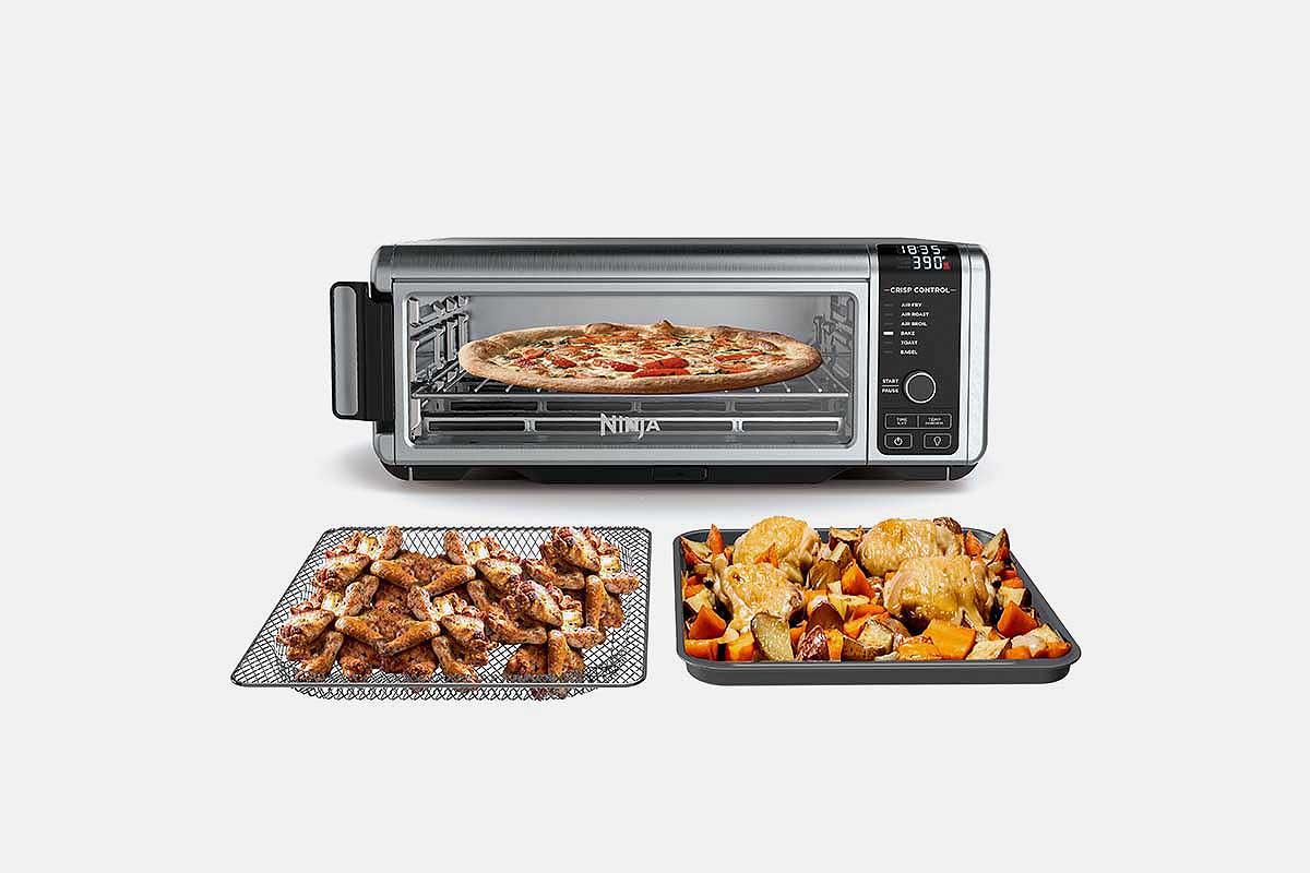 Ninja SP100 6-1 Digital Air Fry Oven with Convection can cook pizza or wings, now 40% off at Woot