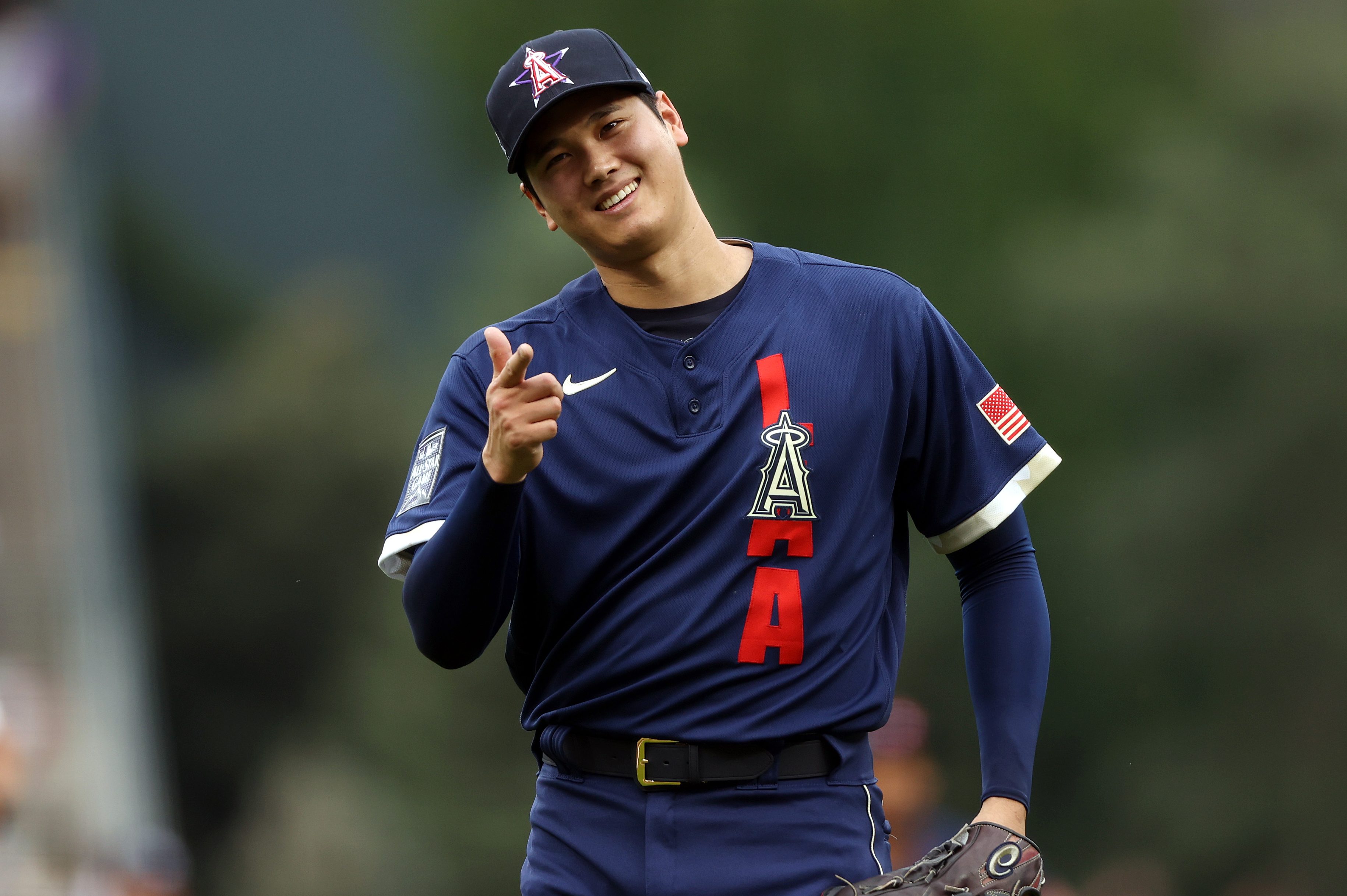 Shohei Ohtani during the 91st MLB All-Star Game
