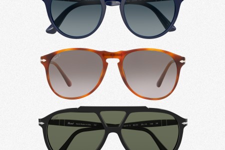 Persol 6649S, 3217S and 3152S sunglasses in Terra di Siena, black and blue colors