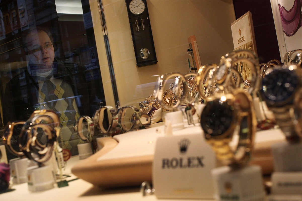 Why buy a Rolex full-price when you can bid on a used criminal's?