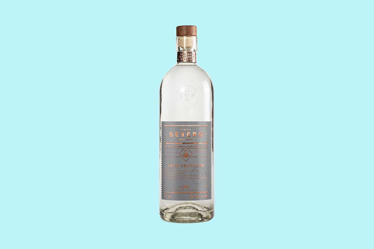 a bottle of Severo Plata