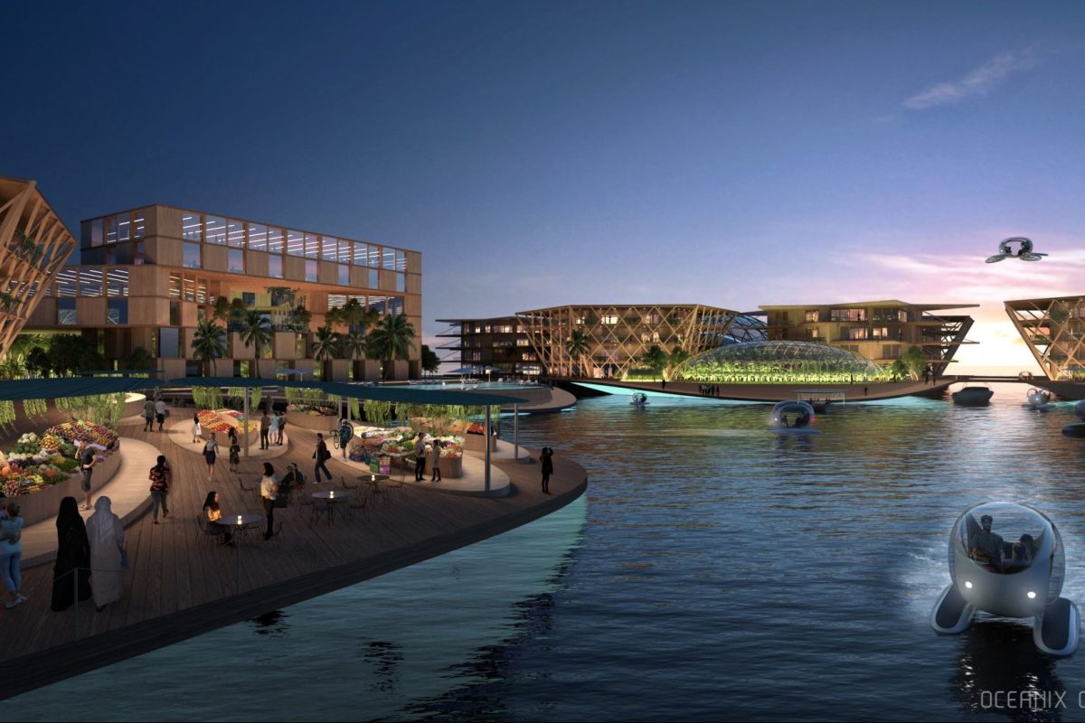 Climate Change Threatens Urban Spaces Worldwide. How About a Floating City? - InsideHook