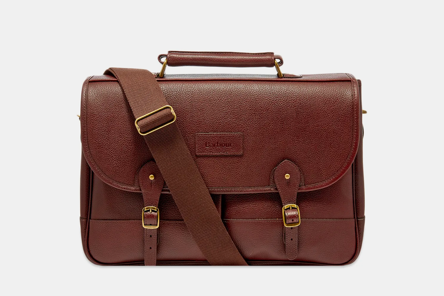 Barbour briefcase top