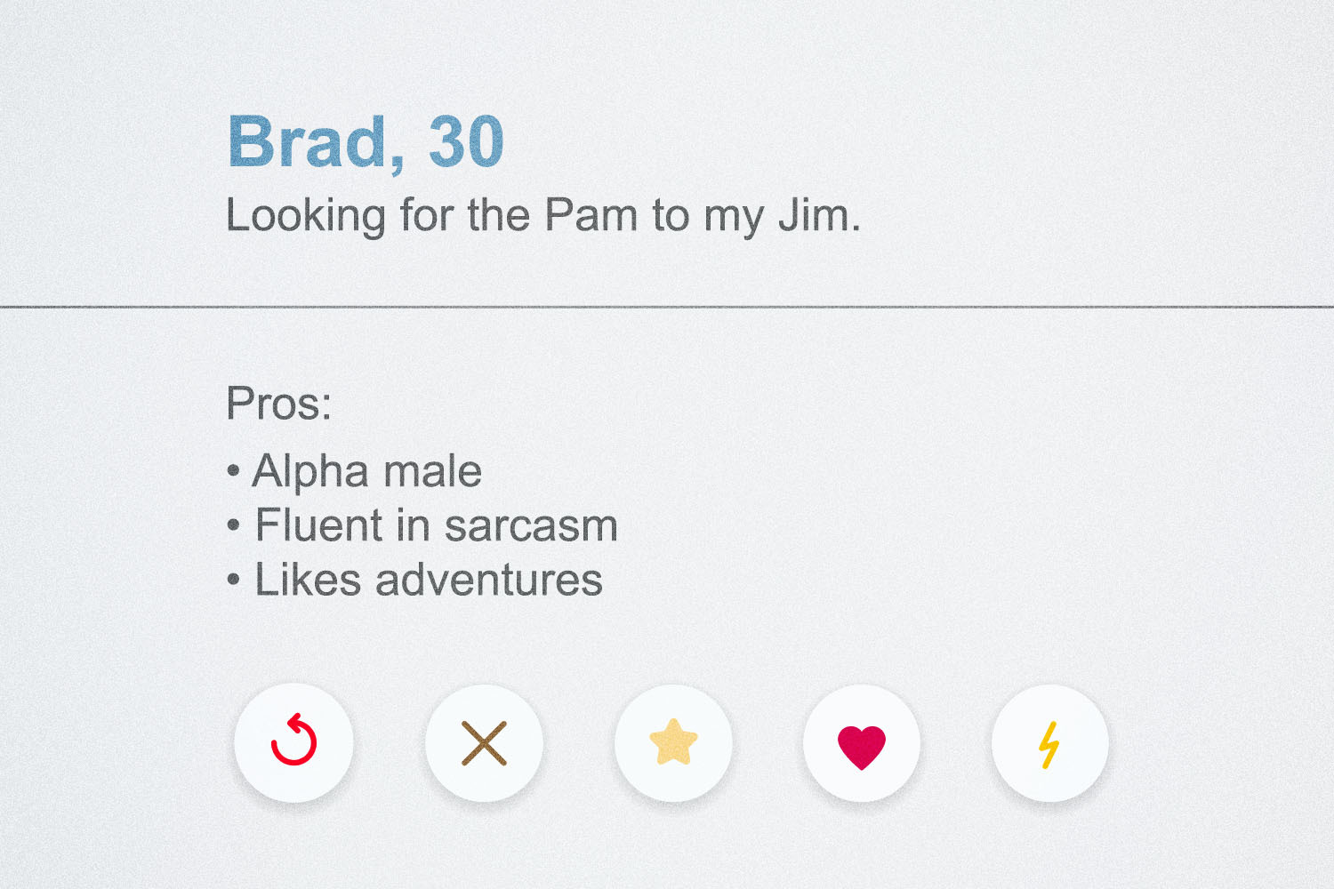 bad dating app bio