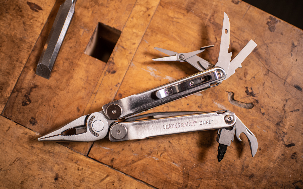 The all-new Leatherman Curl Multi-Tool features fifteen different tools and draws inspiration from the best-selling Leatherman Wave Plus