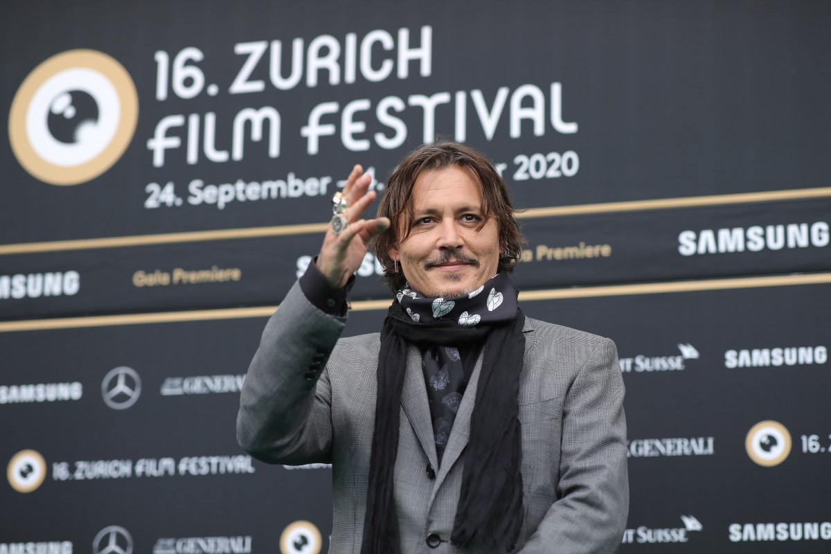 Johnny Depp attends the "Crock of Gold: A few Rounds with Shane McGowan" premiere during the 16th Zurich Film Festival at Kino Corso on October 02, 2020 in Zurich, Switzerland. The actor recently complained about being banned from Hollywood.