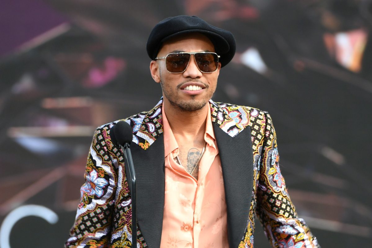 Anderson .Paak at the 63rd Annual Grammy awards. The musician just got gets a tattoo warning against the release of posthumous music