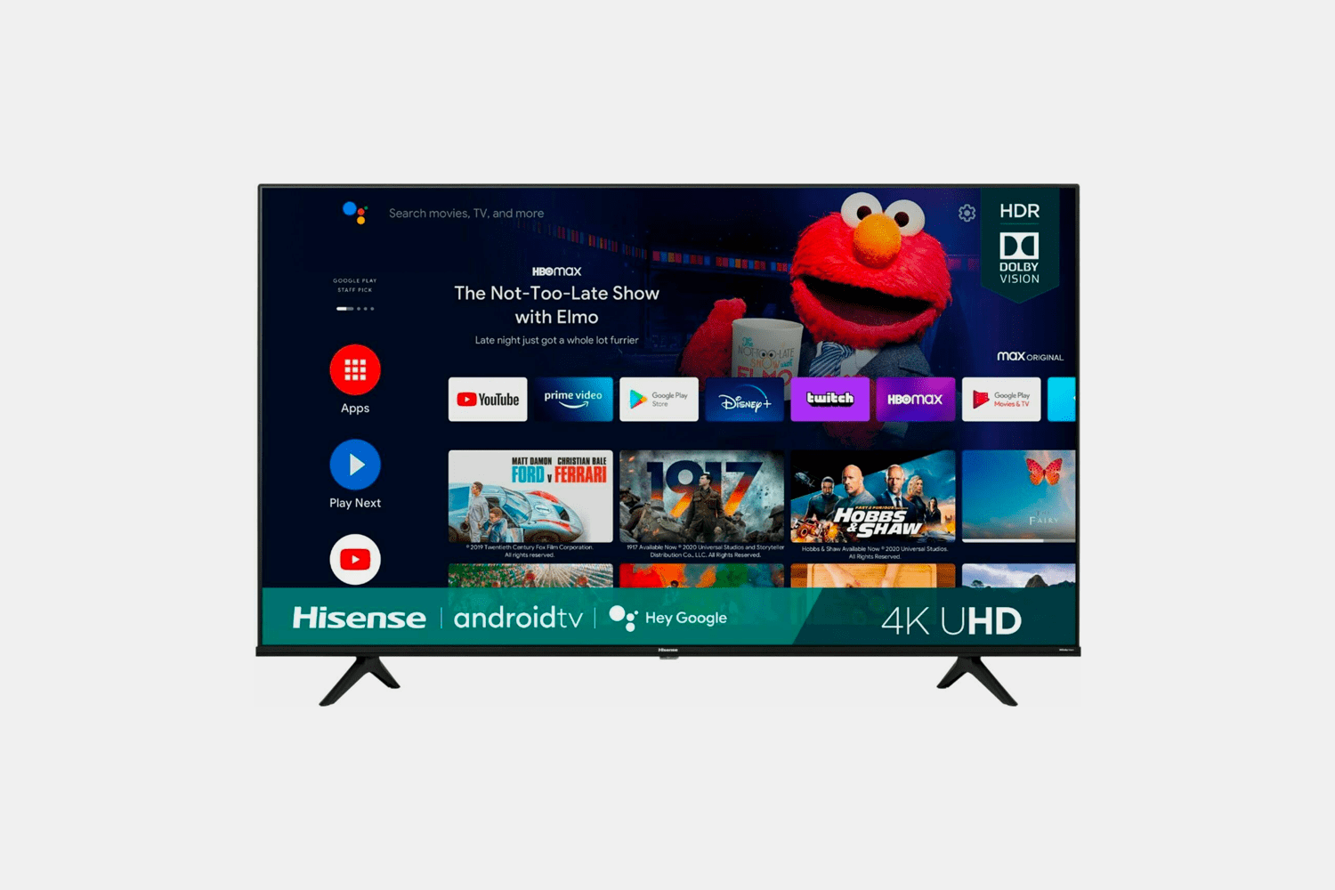 Hisense 50" A6G Series 4K UHD Dolby Vision HDR Android Smart TV (2021 Model)