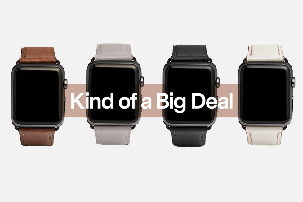 Snag a Real Leather Apple Watch Strap From Coach for 50% Off