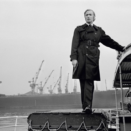 Michael Caine during the making of "Get Carter"