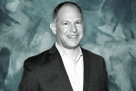 Fantasy football god Matthew Berry poses at the NFLPA Sports Activation Zone in 2016