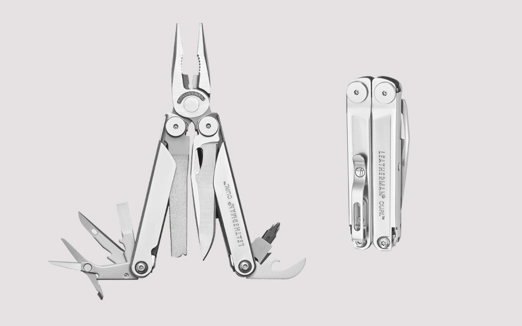 The all-new Leatherman Curl Multi-Tool is inspired by the Leatherman Wave Plus and comes with 15 tools for everyday carry