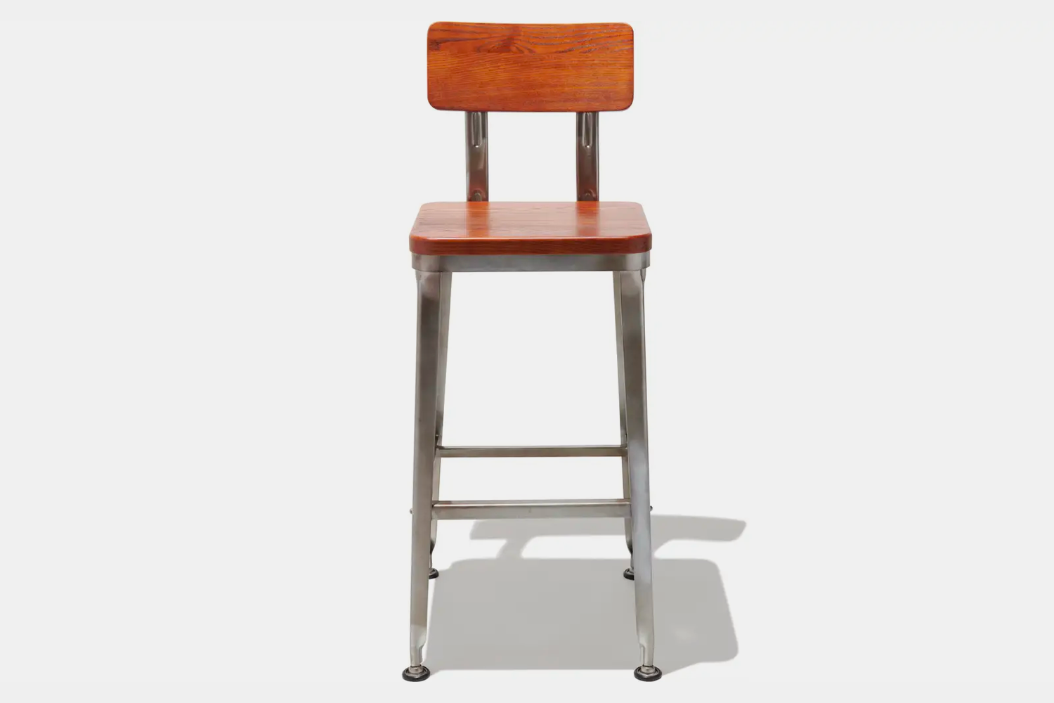 Octane Bar Stool With a Wood Seat