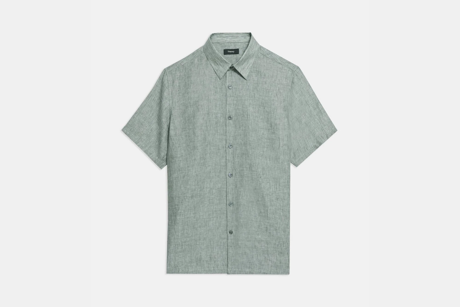 Short-Sleeve Irving Shirt in Summer Linen