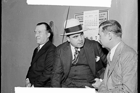 Al Capone and attorney William F. Waugh