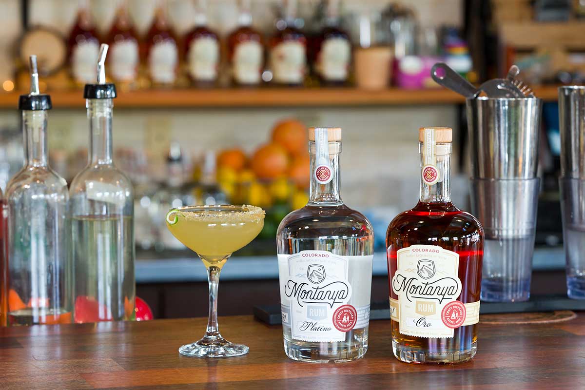 Daiquiri by Montanya Distillers, shown with two different rums
