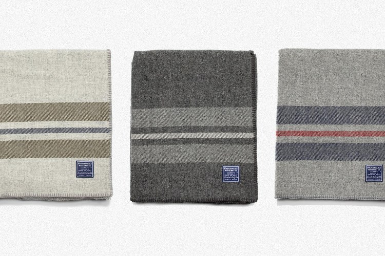 The King-Size Cabin Wool Blanket from Faribault Woolen Mill Co. in Minnesota. Get the American-made blanket on sale now.