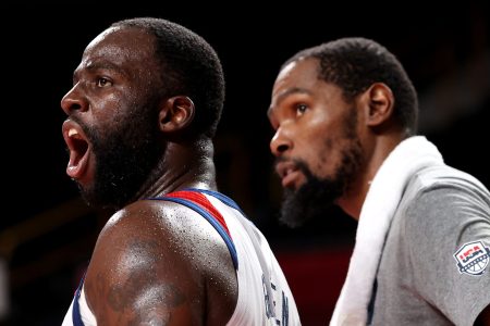 Kevin Durant and Draymond Green