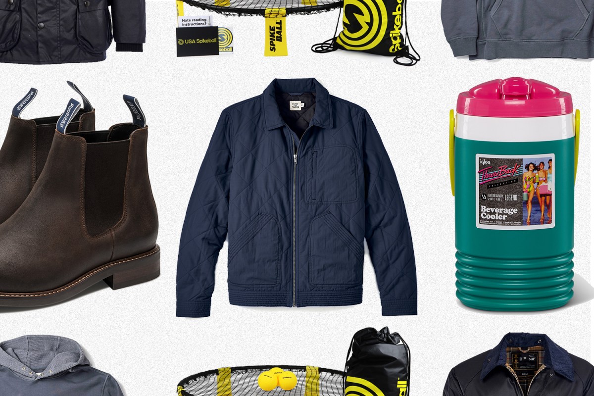 A Flint and Tinder Flight Jacket, Rhodes Chelsea boots, an Igloo water jug and other items on sale at Huckberry. The sale on sale is happening at the end of August 2021.