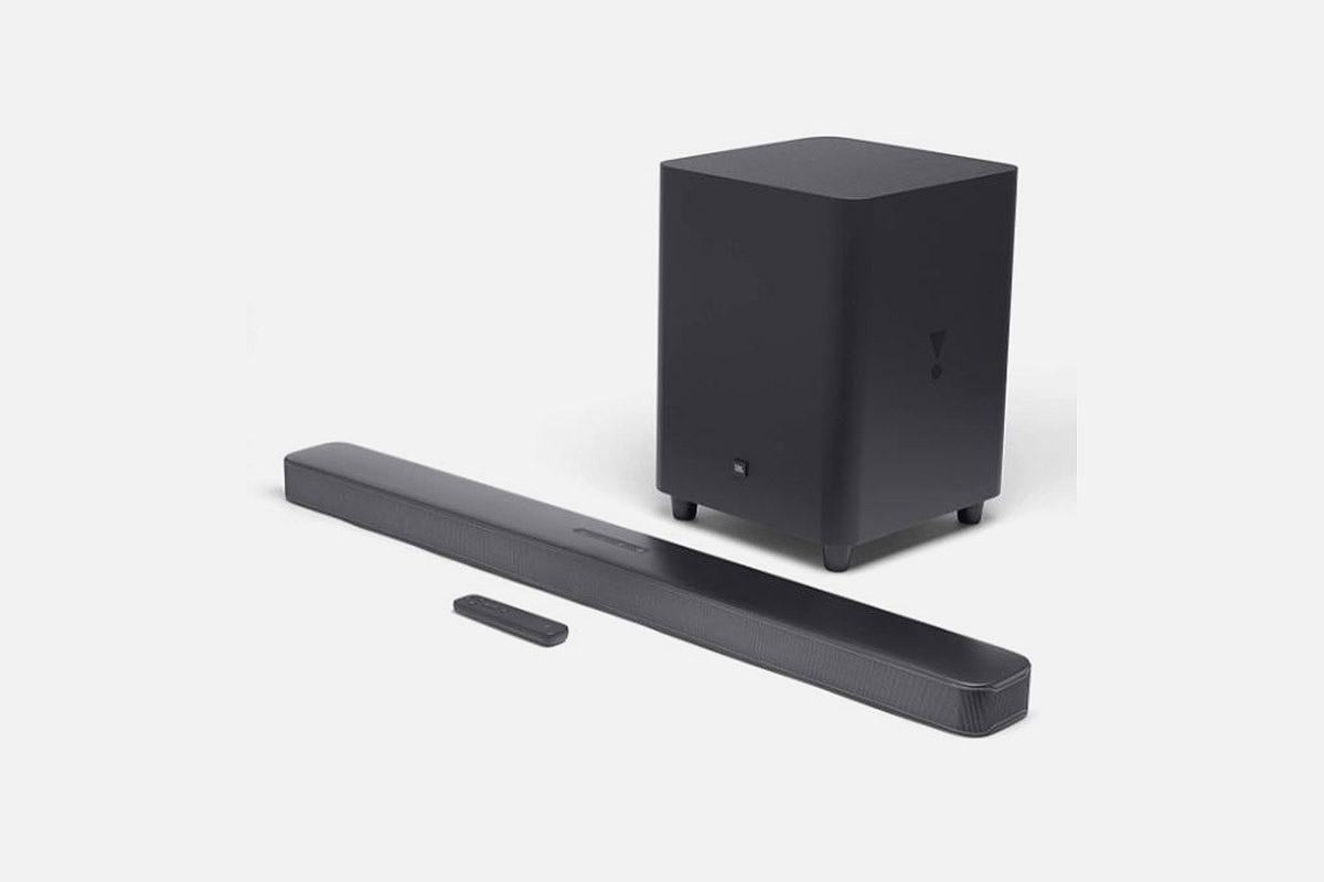 JBL Bar 5.1 - Soundbar with Built-in Virtual Surround, 4K and 10" Wireless Subwoofer (2019 Model), now on sale at Woot
