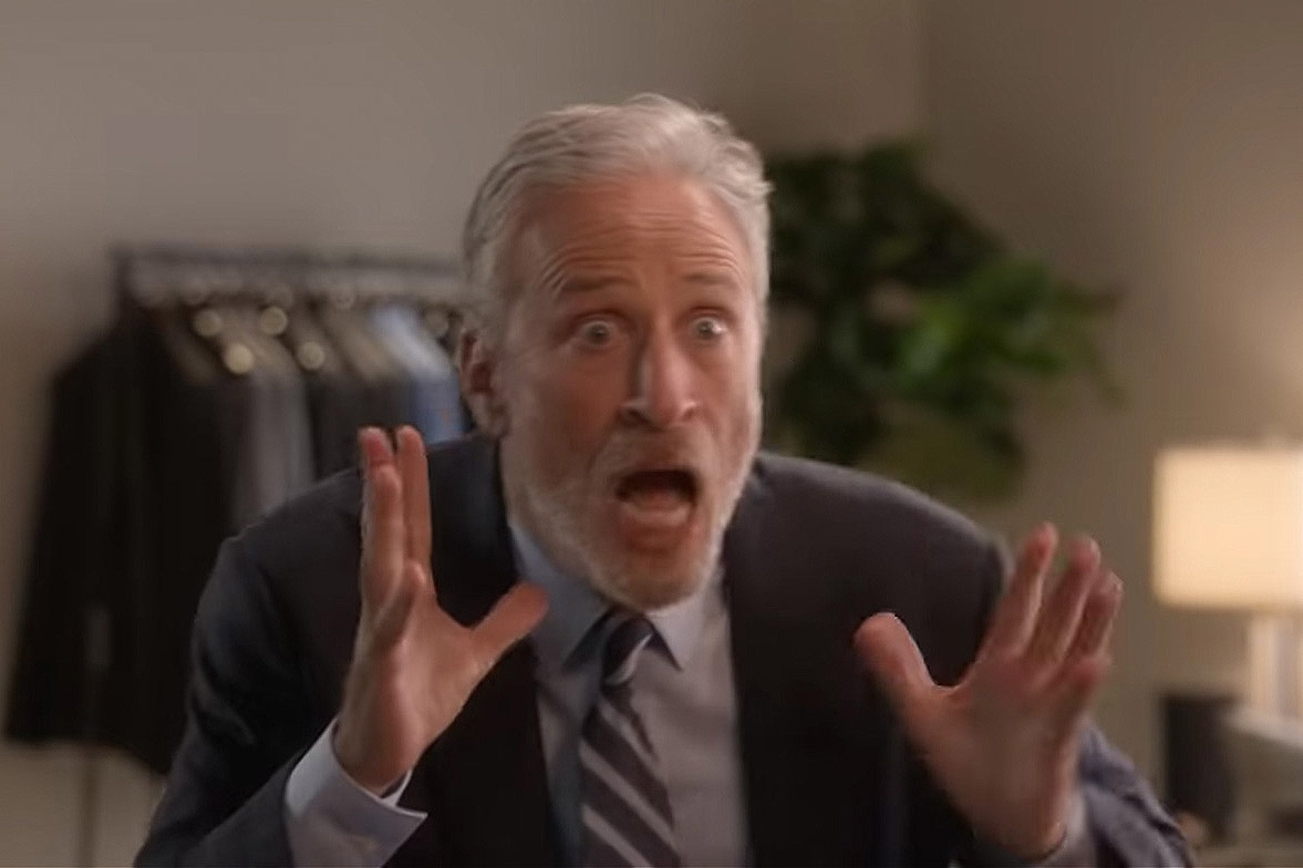 Jon Stewart returns to TV with his new Apple TV+ show "The Problem With Jon Stewart"