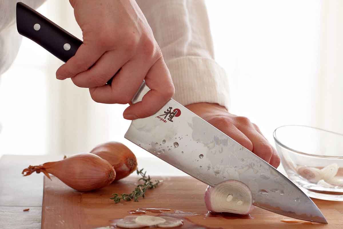 Miyabi Evolution Chef's Knife, now $90 off at Sur La Table