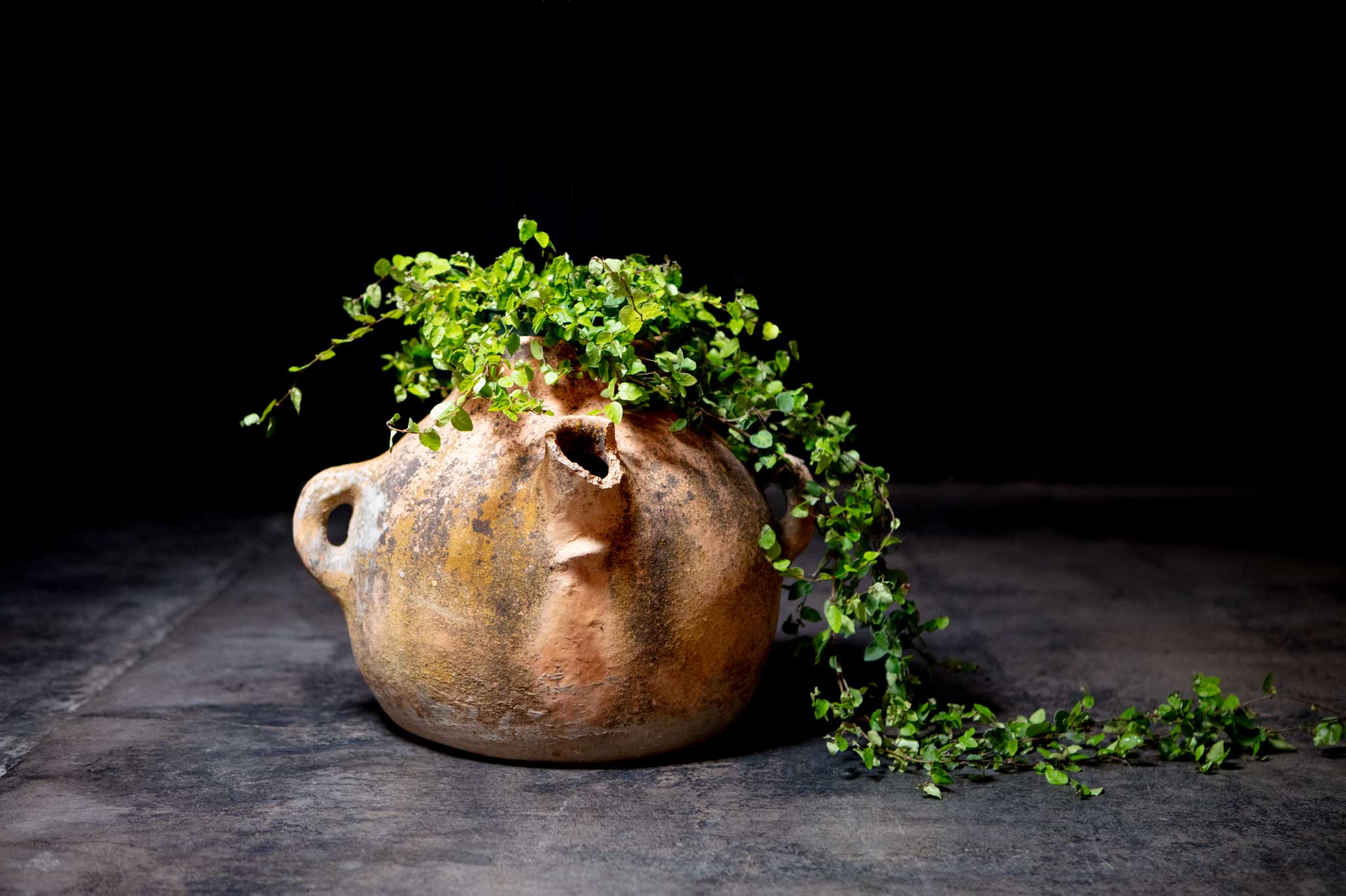 This antique Moroccan water jar is nearly 1,000 years old