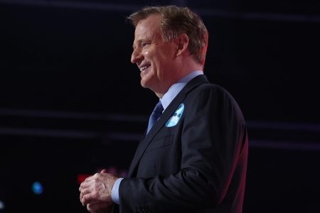NFL commissioner Roger Goodell. Turns out he, and the 32 NFL teams, are doing fine financially despite the pandemic.