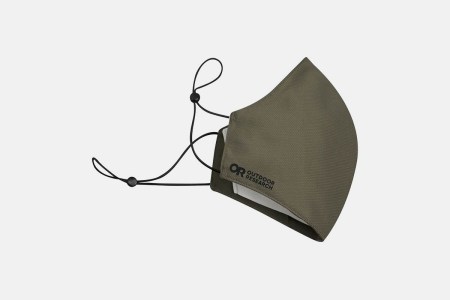 face mask on a white background