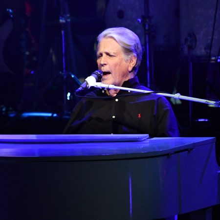 Brian Wilson performs onstage during the Something Great from '68 Tour at The Greek Theatre on September 12, 2019 in Los Angeles, California.