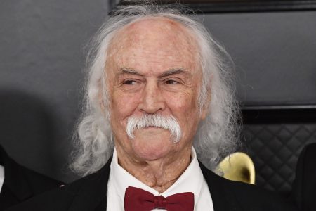 David Crosby, pictured at the 2020 Grammys. In a recent interview the singer noted that Neil Young was extremely "selfish."