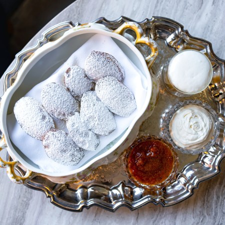 A Michelin-starred chef at DC's Jônt created these powdered madeleines.