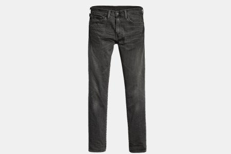 A pair of grey-black Levi's 511 Slim Fit Jeans.