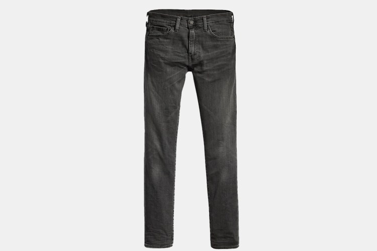 A pair of grey-black Levi's 511 Slim Fit Jeans.