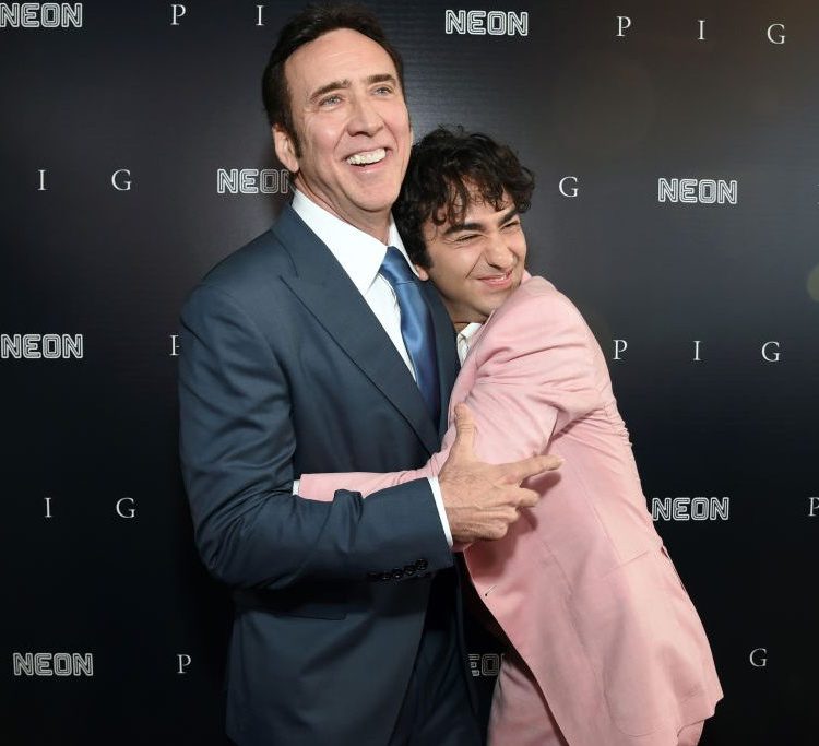 Nicolas Cage and Alex Wolff