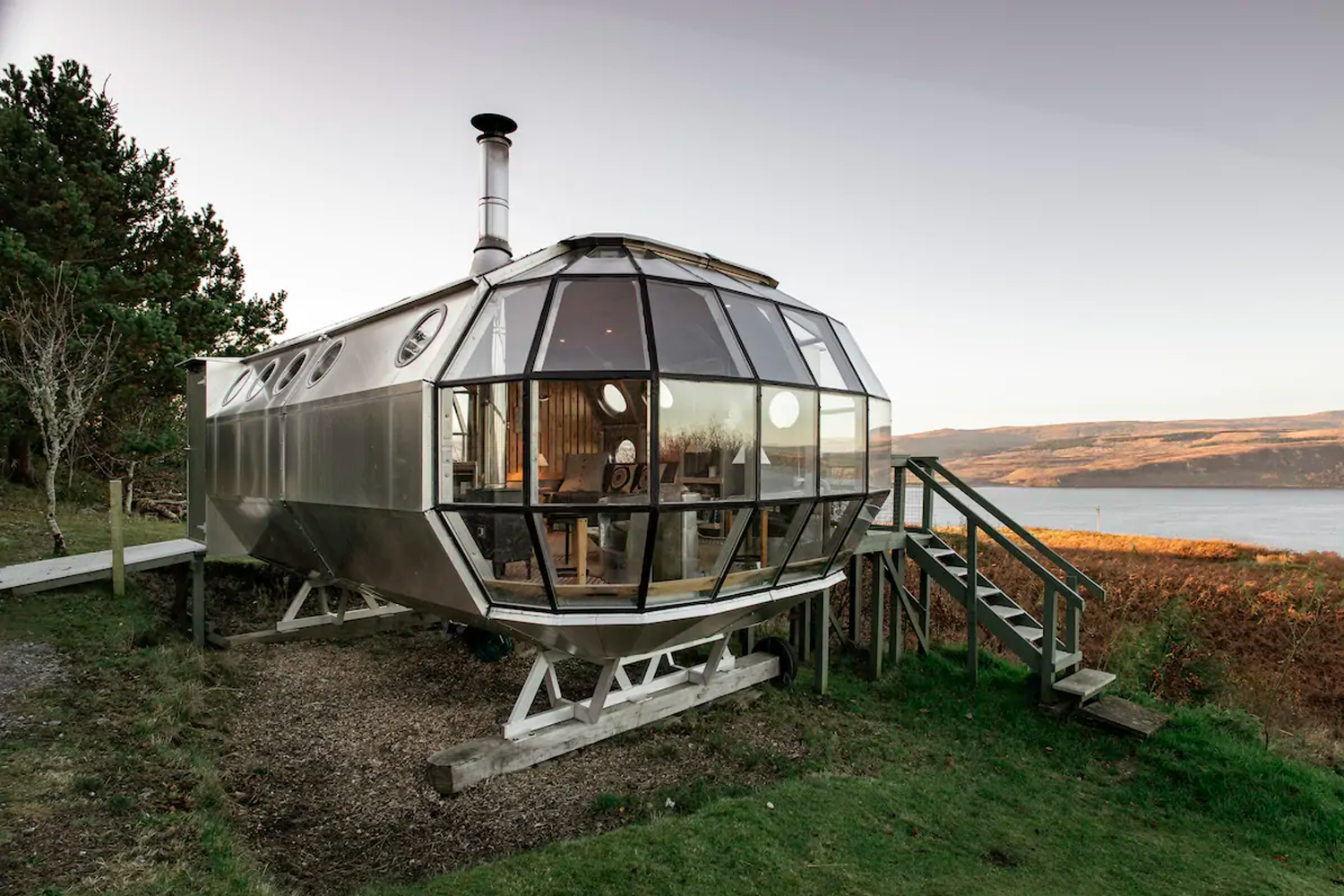 Secluded AirShip with Breathtaking Highland Views