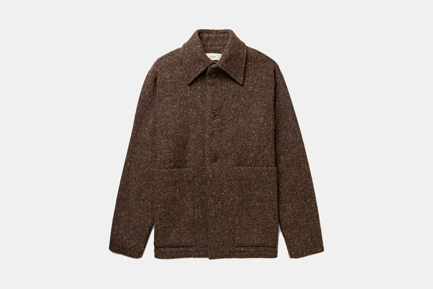 a brown cotton jacket