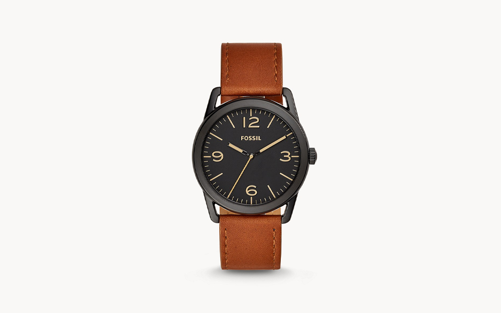 The Fossil Ledger adds a touch of class to your casual attire