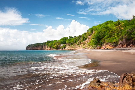 Woodlands beach, Montserrat, Caribbean