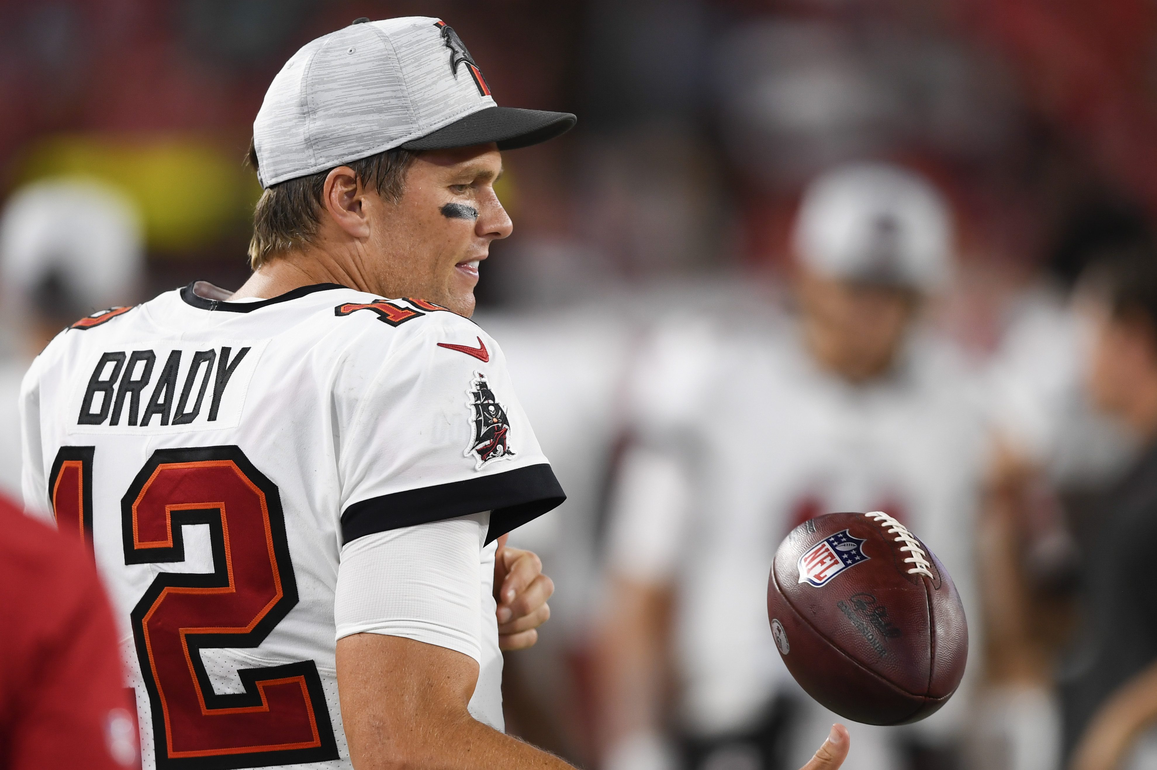 Tom Brady will wear No. 12 with the Buccaneers, thanks to his new