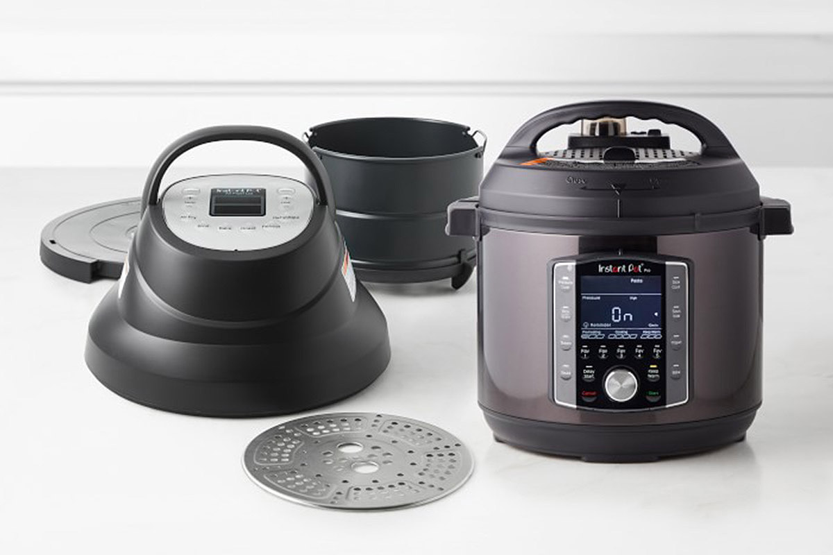 The Instant Pot 6-QT Pro Pressure Cooker + Air Fry Lid Bundle, now 30% off at Williams Sonoma