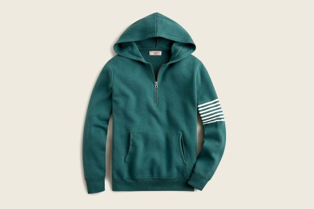 Wallace & Barnes half-zip cotton sweater hoodie, now an additional 60% off