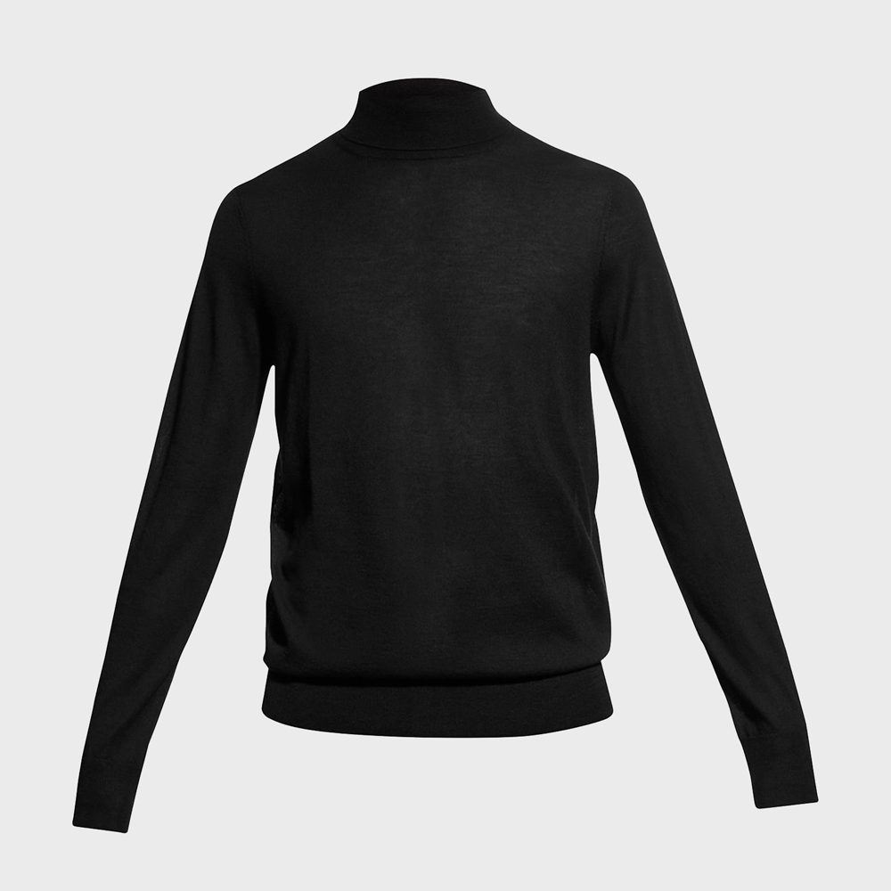 Neiman Marcus Fine Gauge Turtleneck Sweater