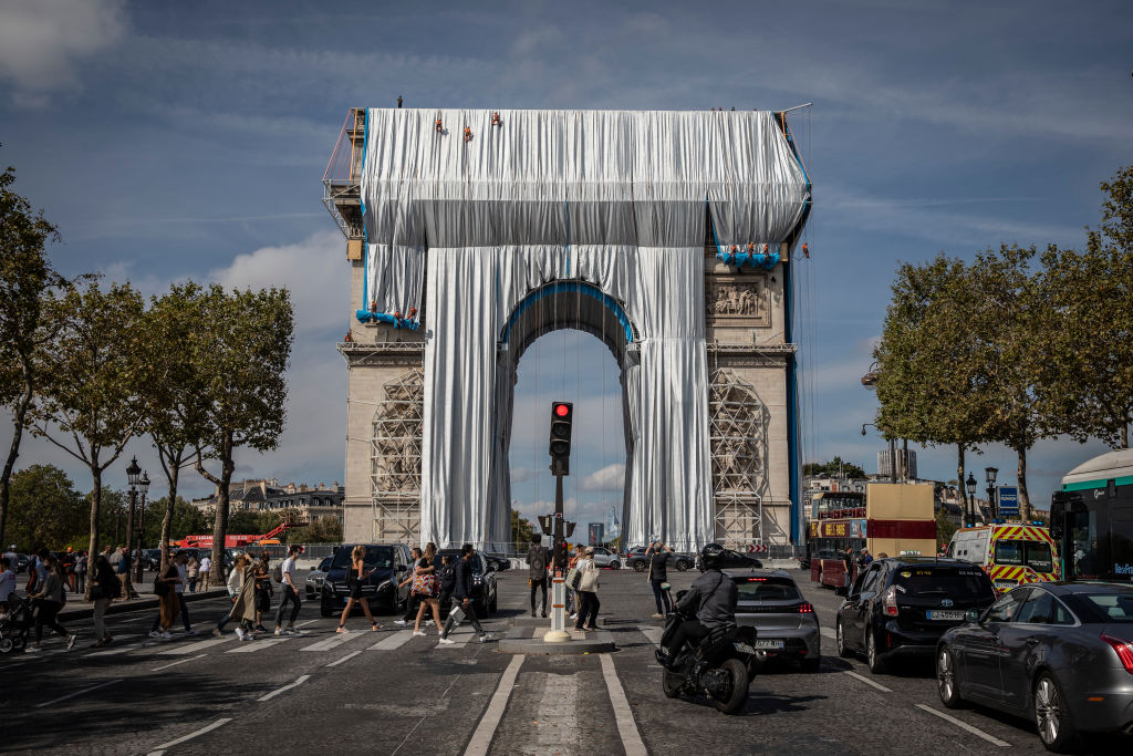 Arc de Triomphe wrapped