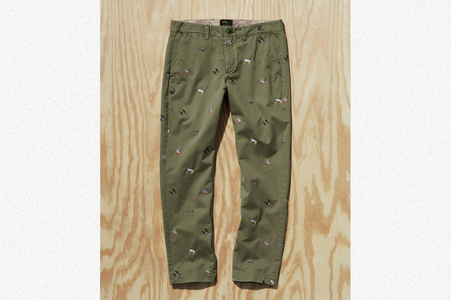 Todd Snyder x L.L.Bean Embroidered Pant in Sage