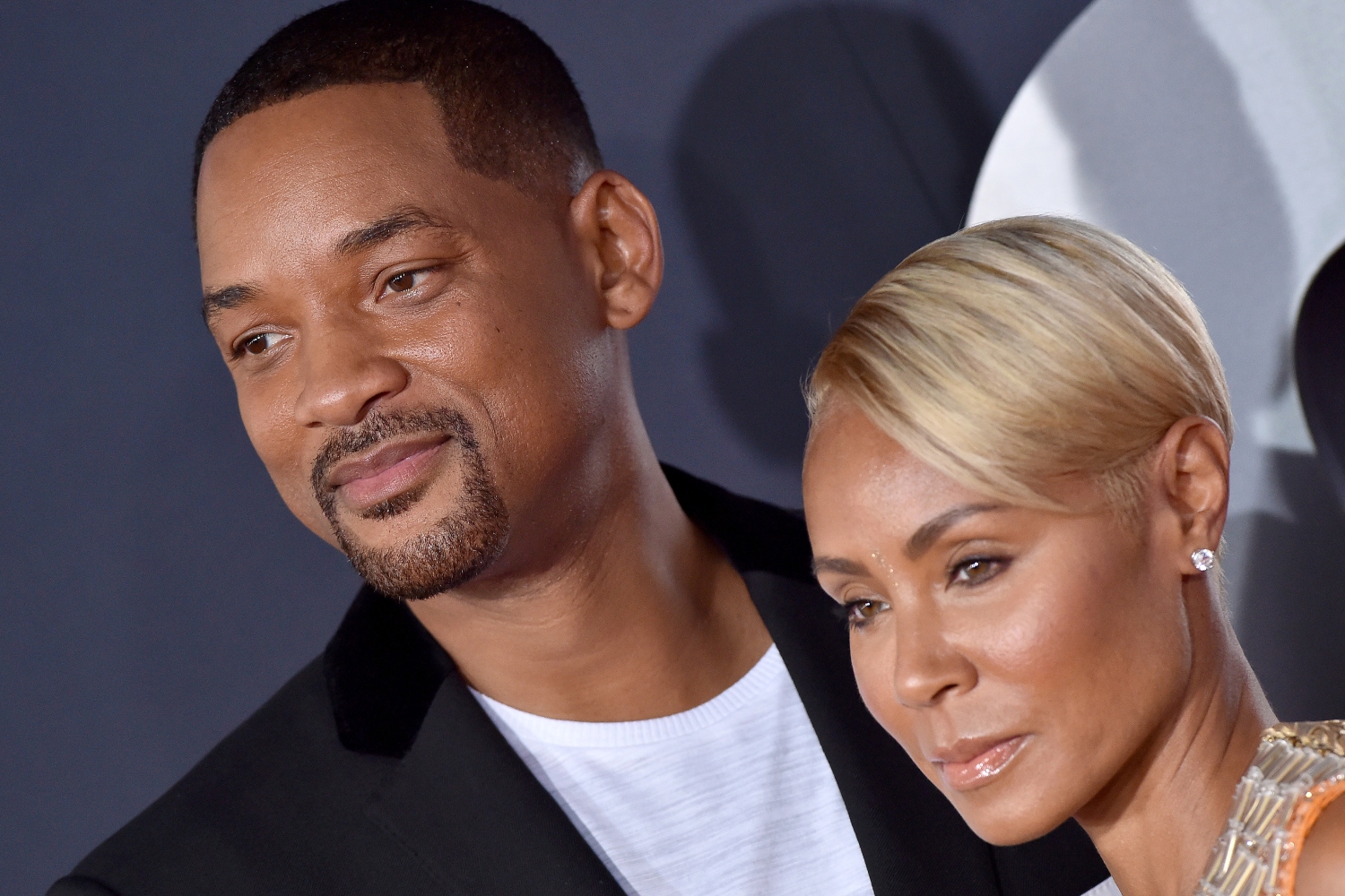 Will Smith and wife Jada Pinkett Smith pose together at Paramount Pictures' Premiere of "Gemini Man" on October 06, 2019 in Hollywood, California.