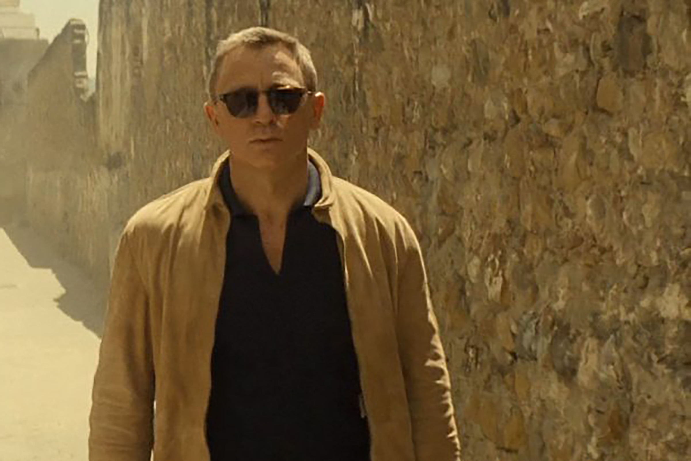 Daniel Craig rocks a tan suede jacket from Matchless in Spectre.