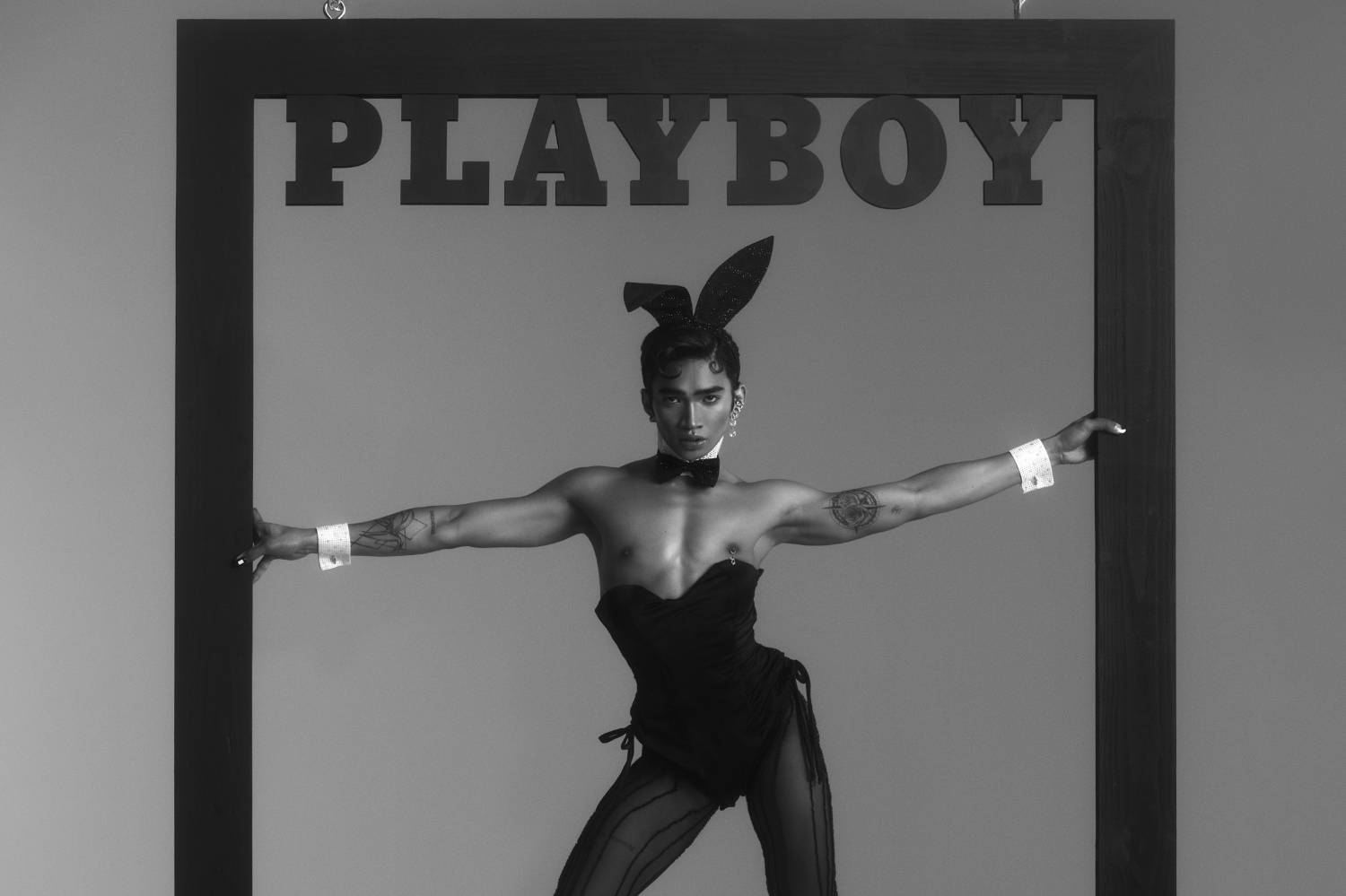 Bretman Rock appears on the digital cover of Playboy's October 2021 issue, photographed by Brian Ziff