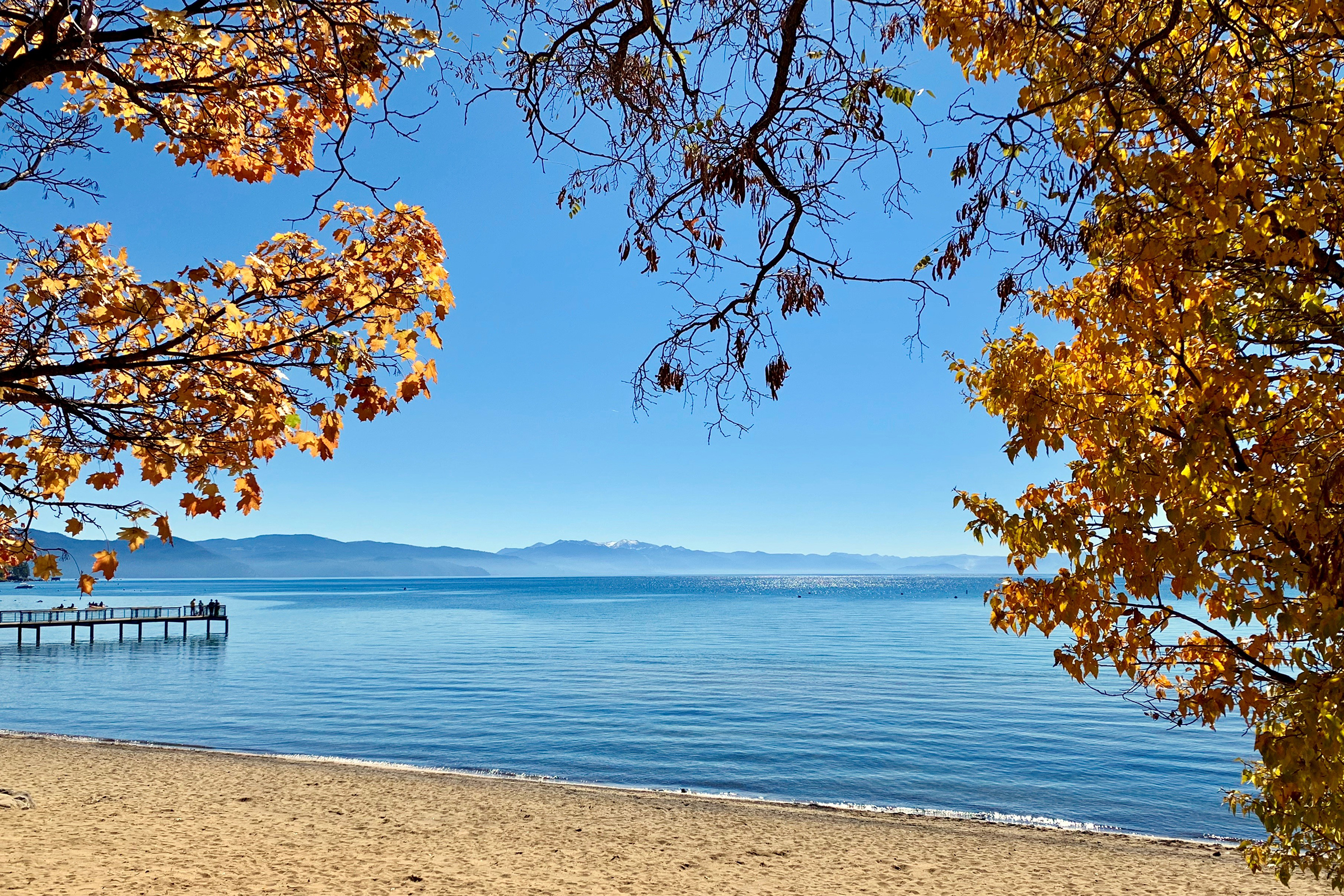 Fall in Lake Tahoe.